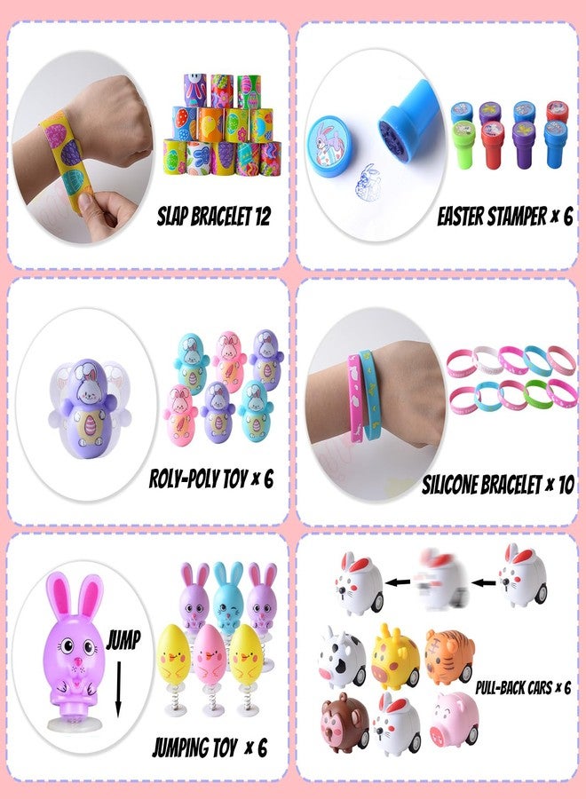 WOONOO 100PCS Easter Egg Fillers Basket Stuffers for Kids Boys Girls, Assortment Toys Bulk for Party Favors, Easter Gifts for Kids Egg Hunt Goodie Bags Stuffers Classroom Prize - Image 2